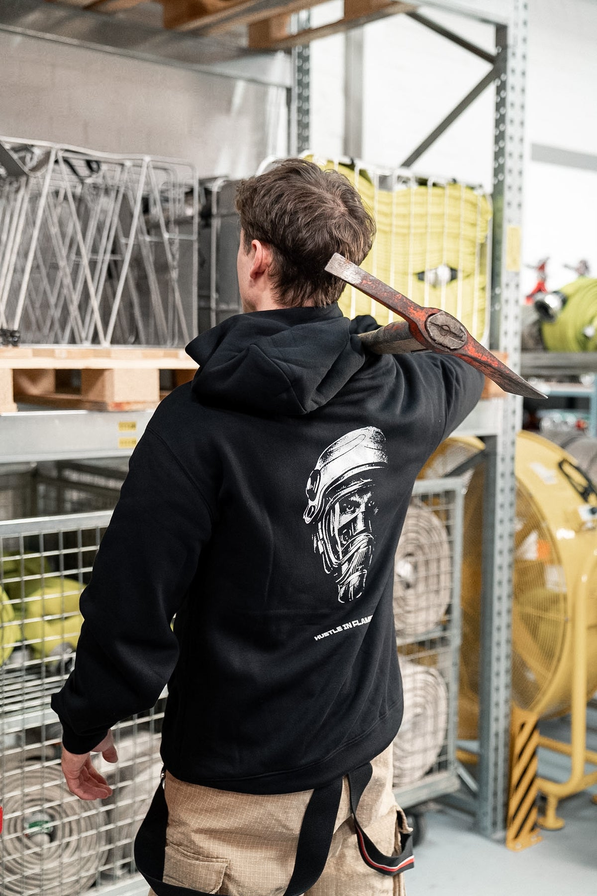 Relax Maske Hoodie Black
