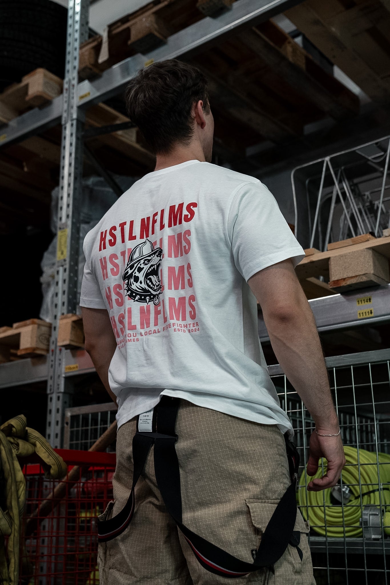 Support Firefighter Shirt White