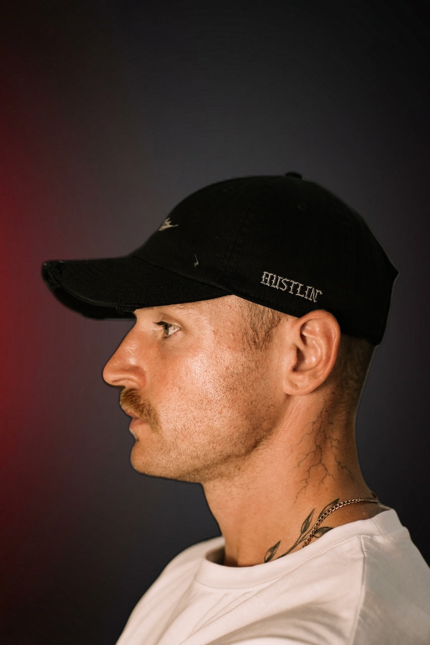 Destroyed Cap Black