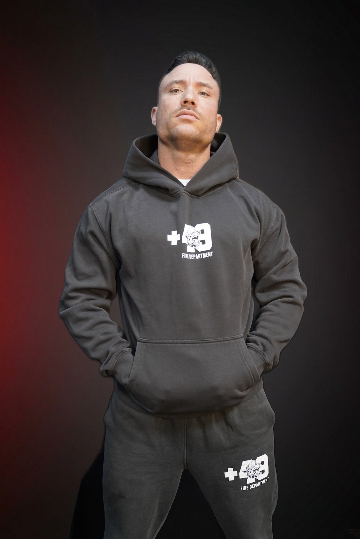 Relax +49 Hoodie Vintage Black