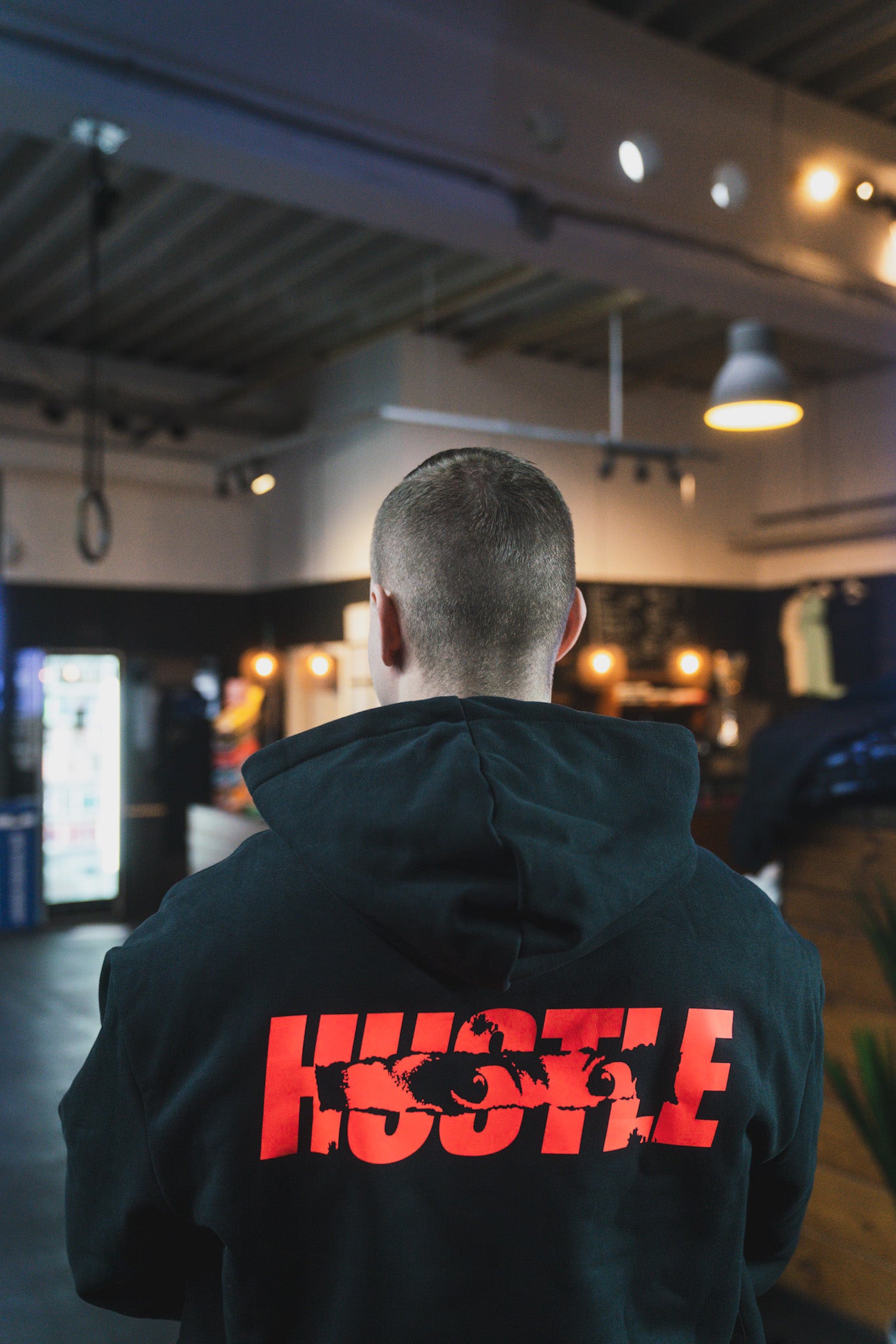 Auge Heavy Hoodie Rot