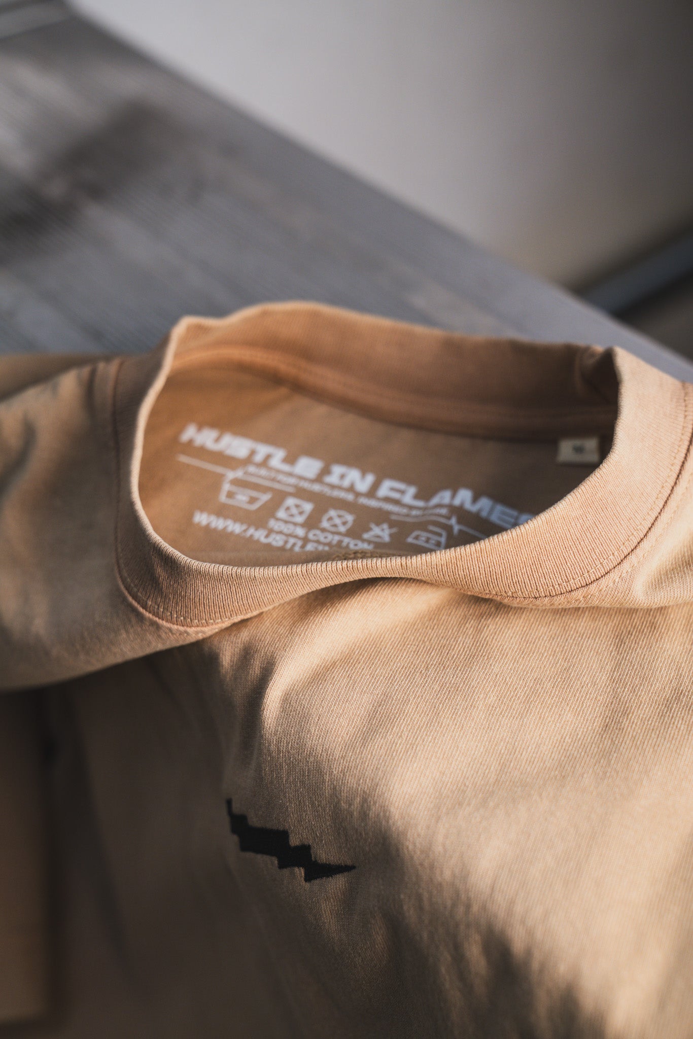 Oversize Blitz Stick Shirt Beige