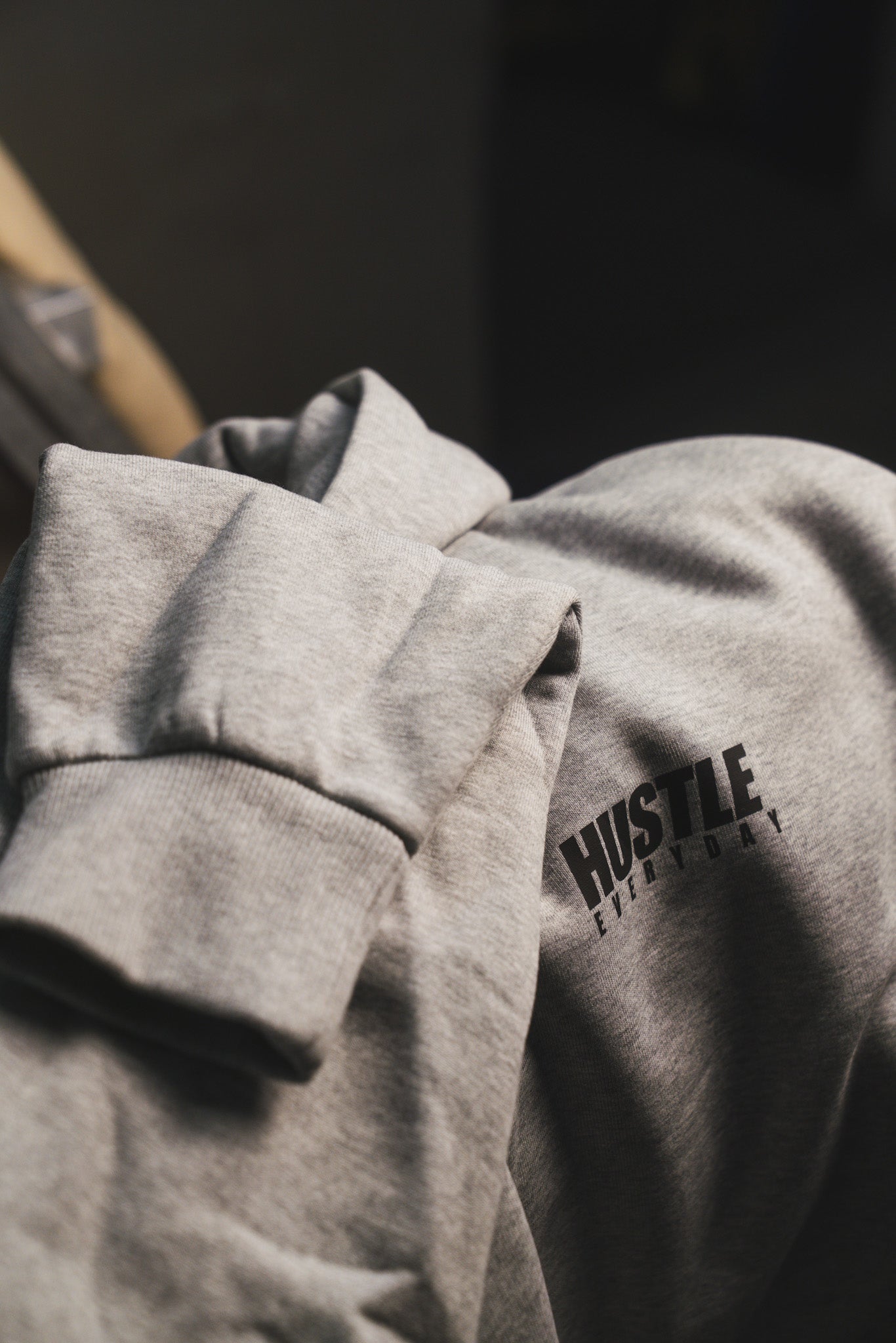 Auge Heavy Hoodie Grau