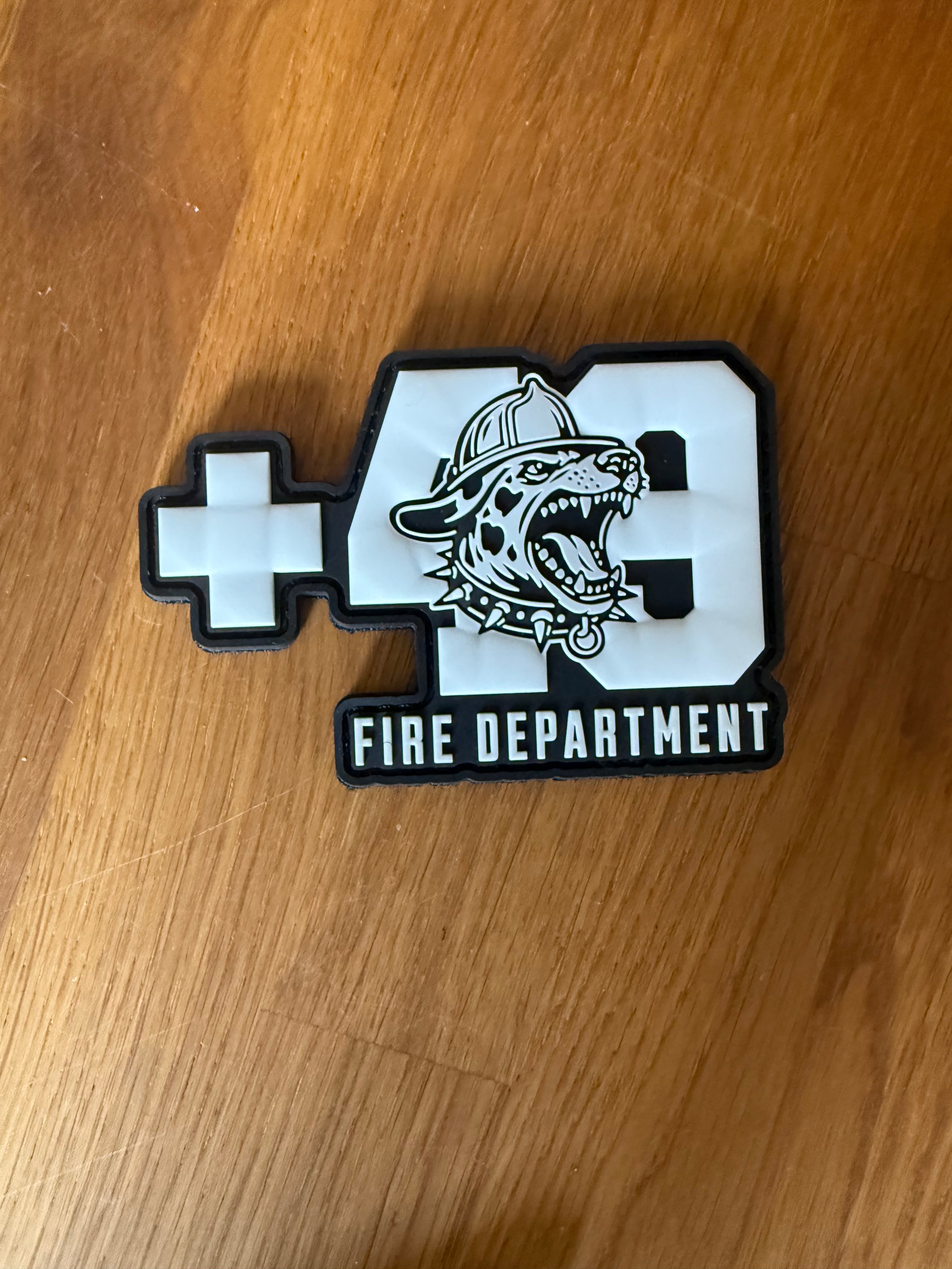 +49 Fire Department 3D Rubber Patch