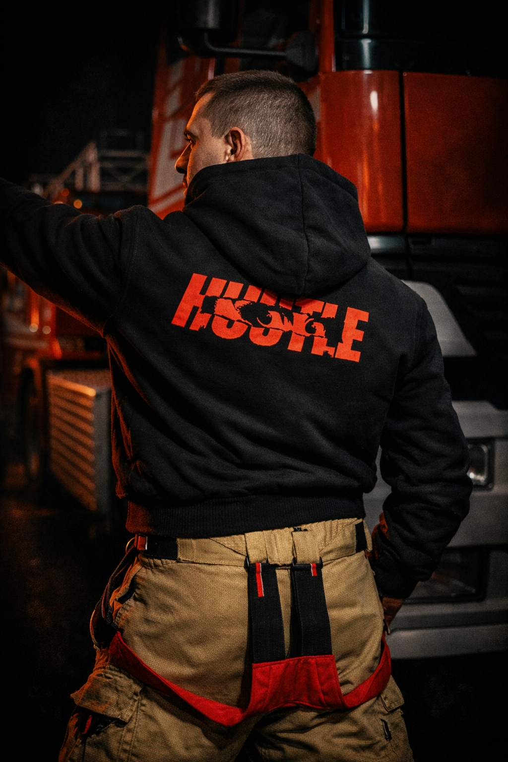 Auge Heavy Hoodie Rot