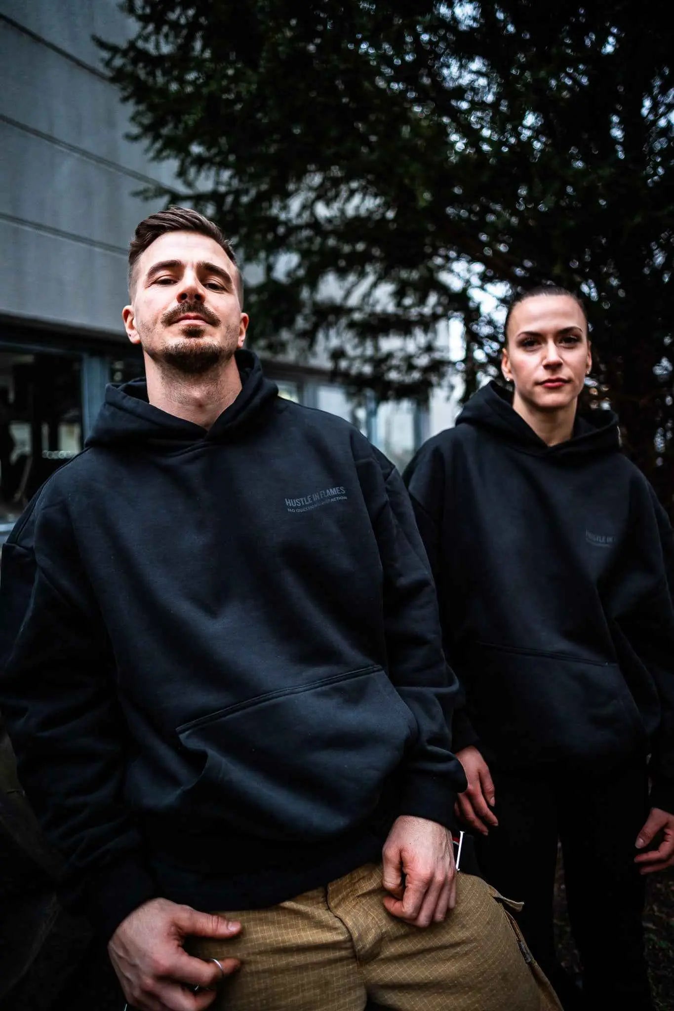 No Questions- Just Action Heavy Hoodie