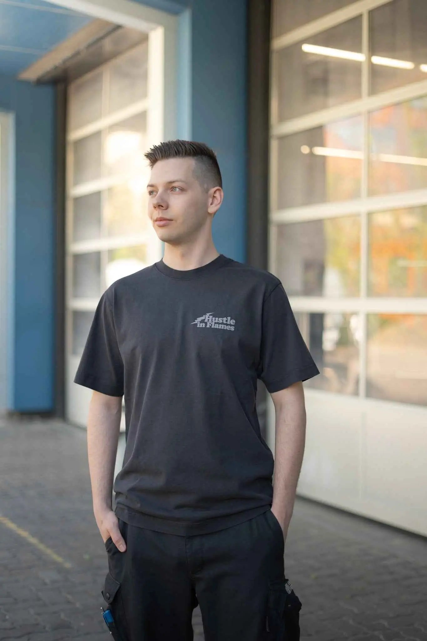 Hustle Blitz Shirt Schwarz