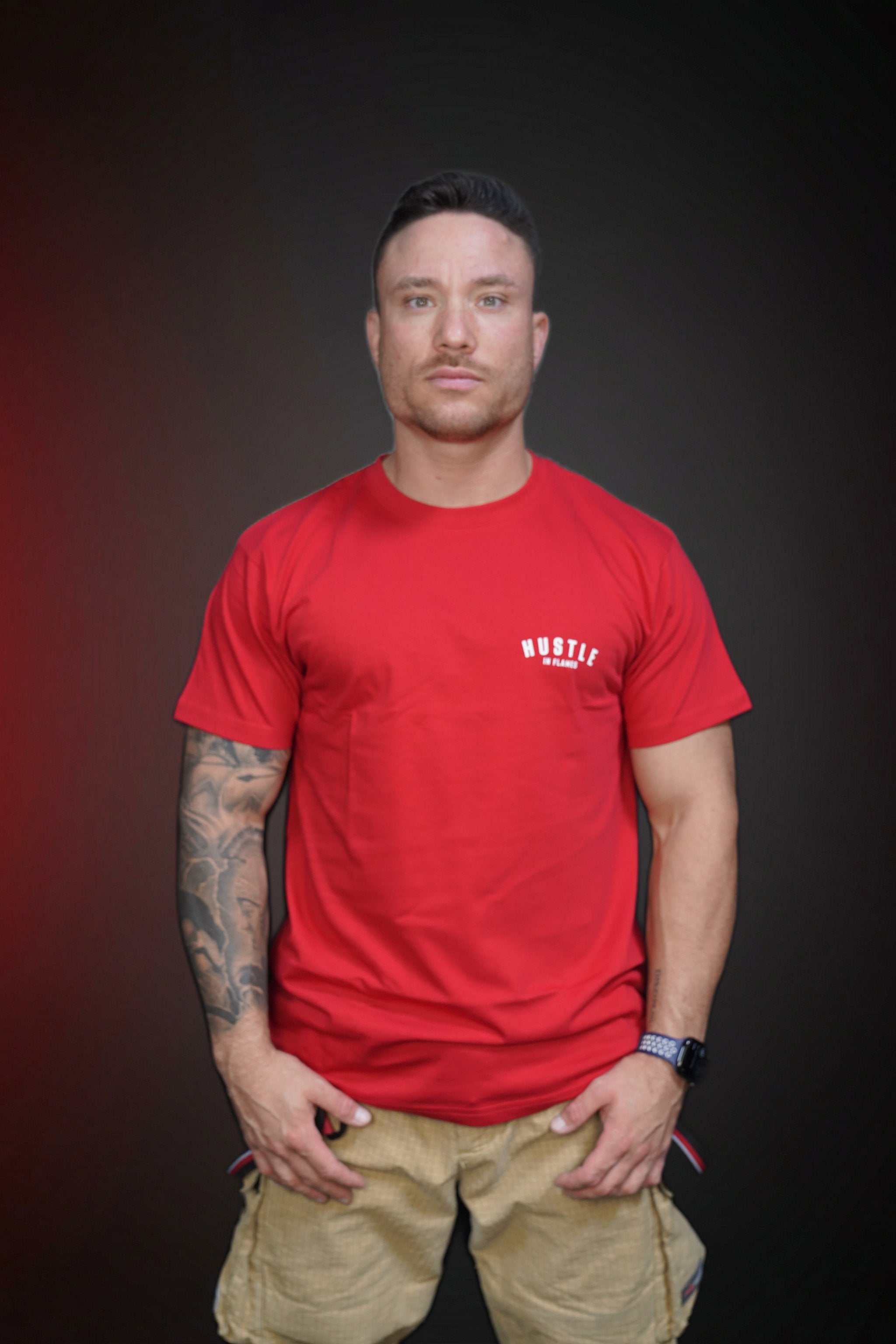 Crew Shirt Fire Red