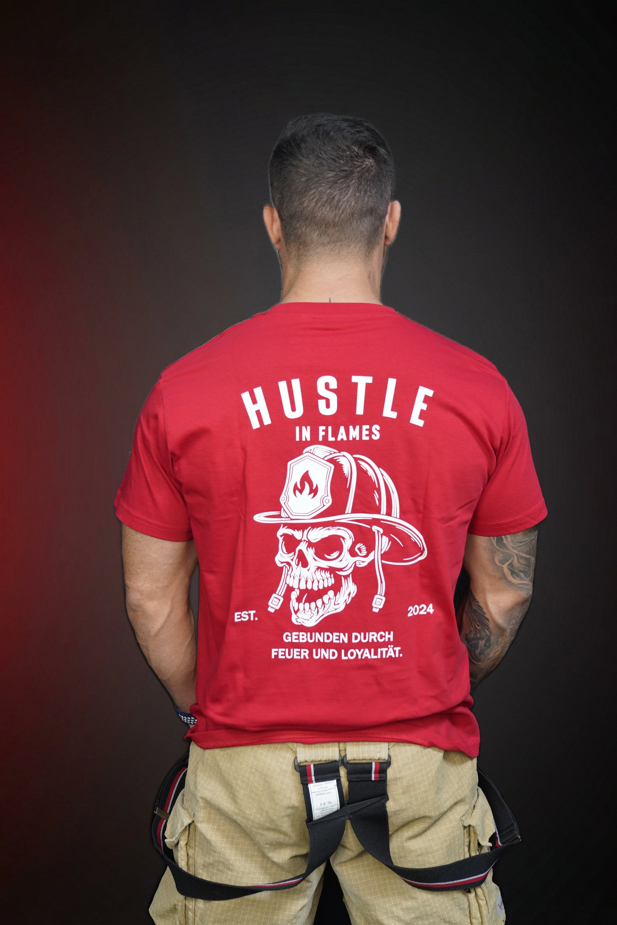 Crew Shirt Fire Red