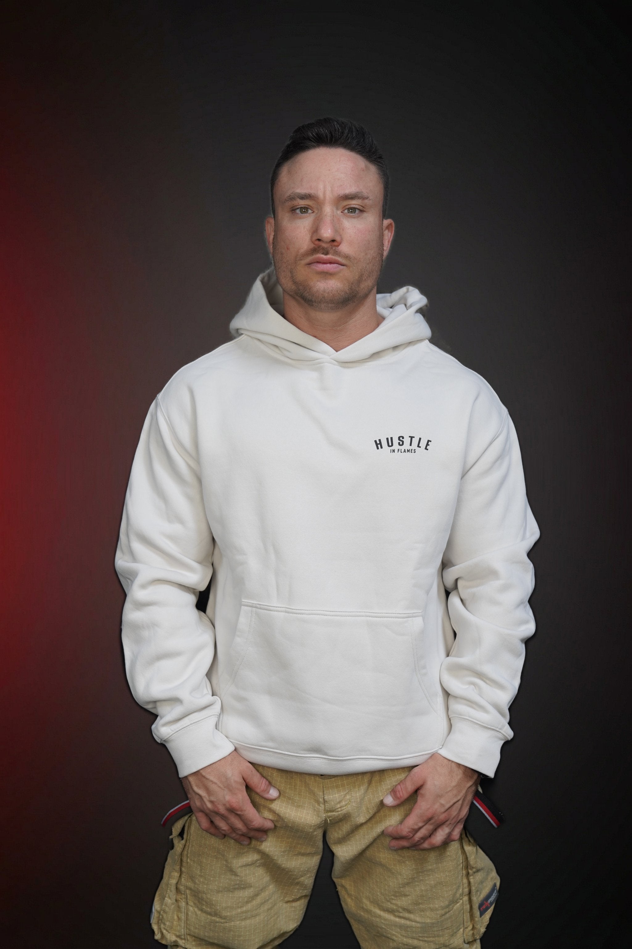 Relax Crew Hoodie Bone