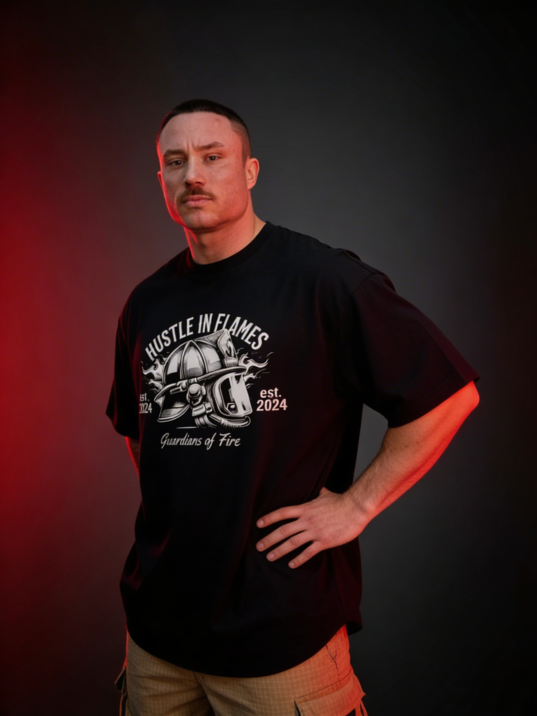 Oversize Hustle Helm Shirt
