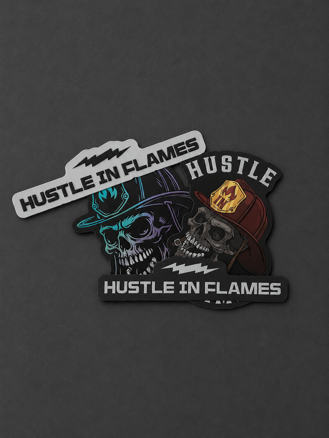 Hustle in Flames Sticker Pack