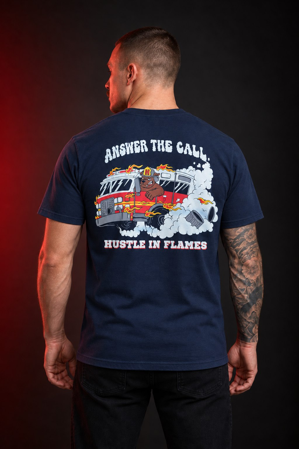 Answer the call Shirt Navy