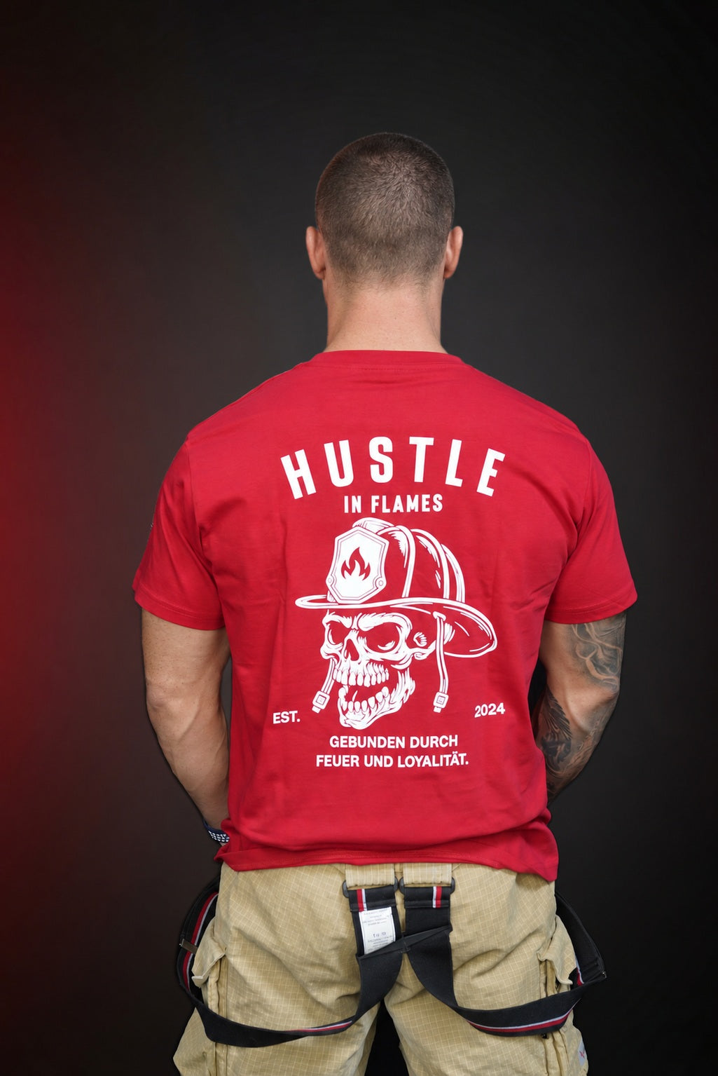 Crew Shirt Fire Red