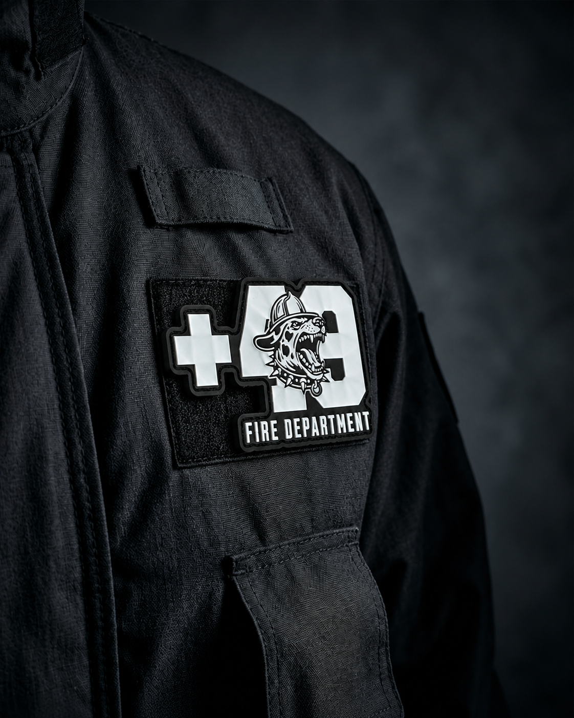 +49 Fire Department 3D Rubber Patch