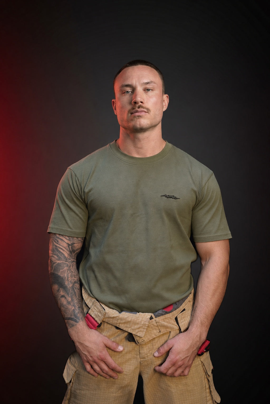 Heavy Stick Shirt Khaki