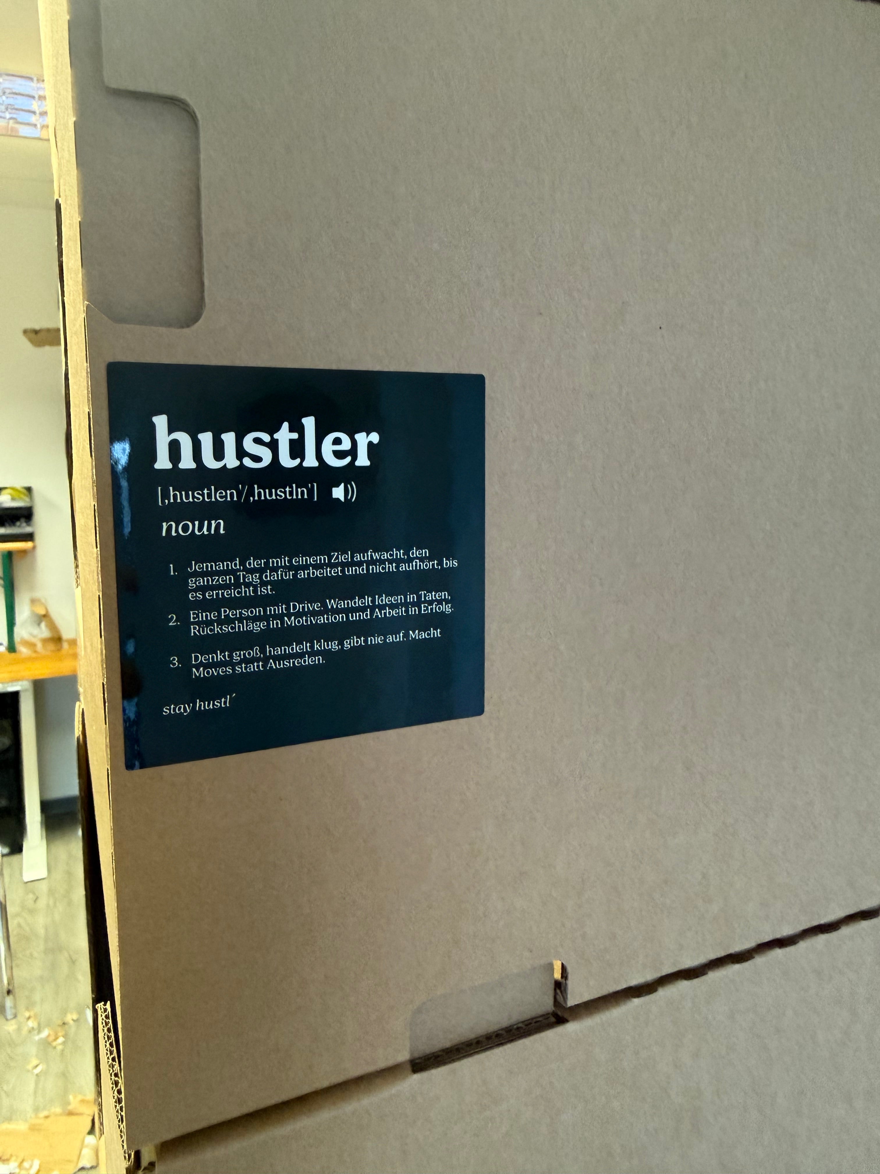 Hustler Sticker
