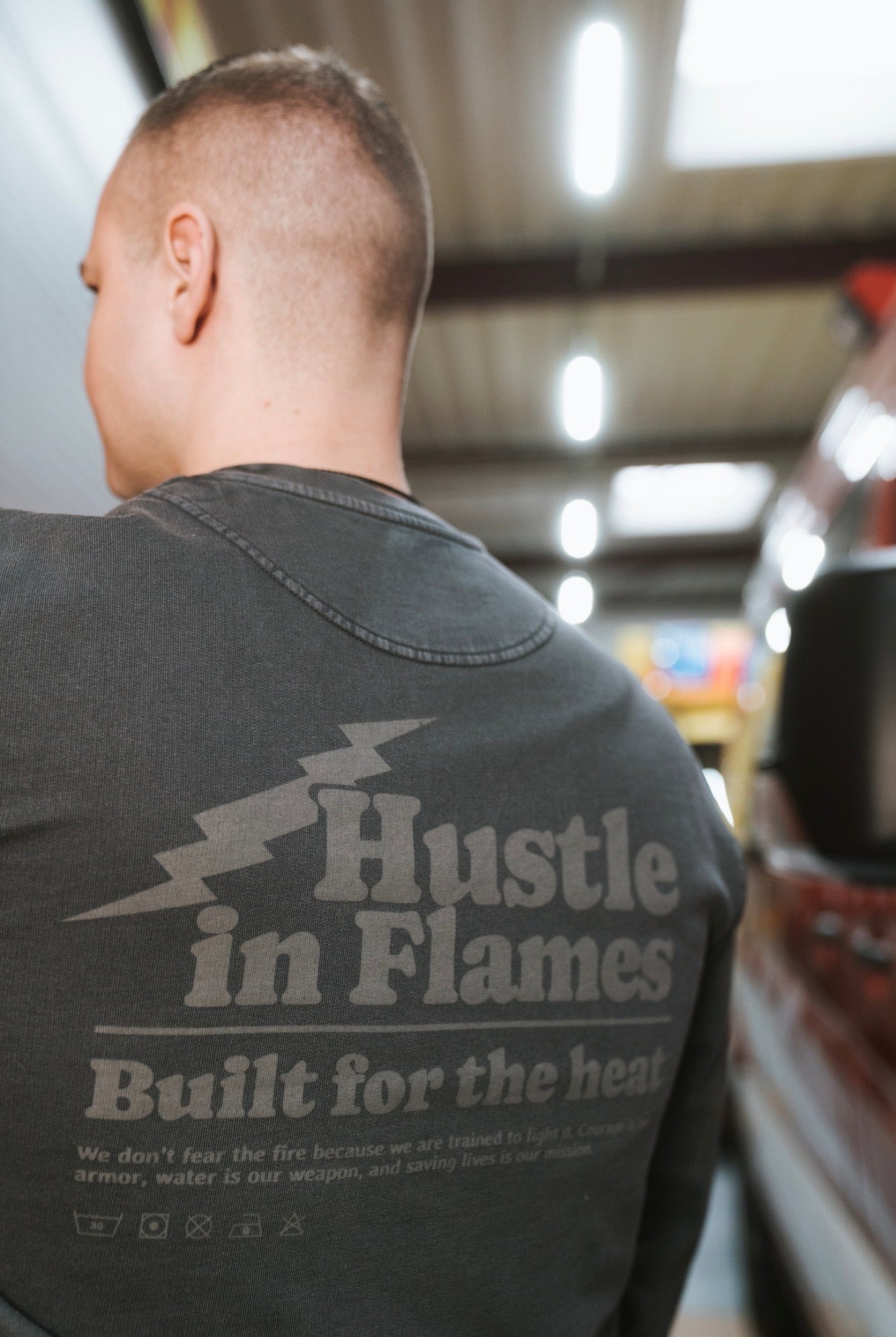Blitz Grau Vintage Longsleeve