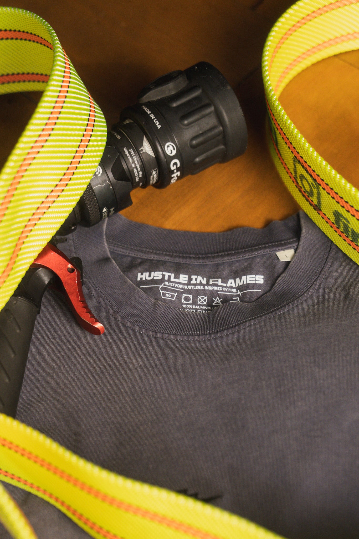 Oversize Blitz Stick Shirt Anthracite