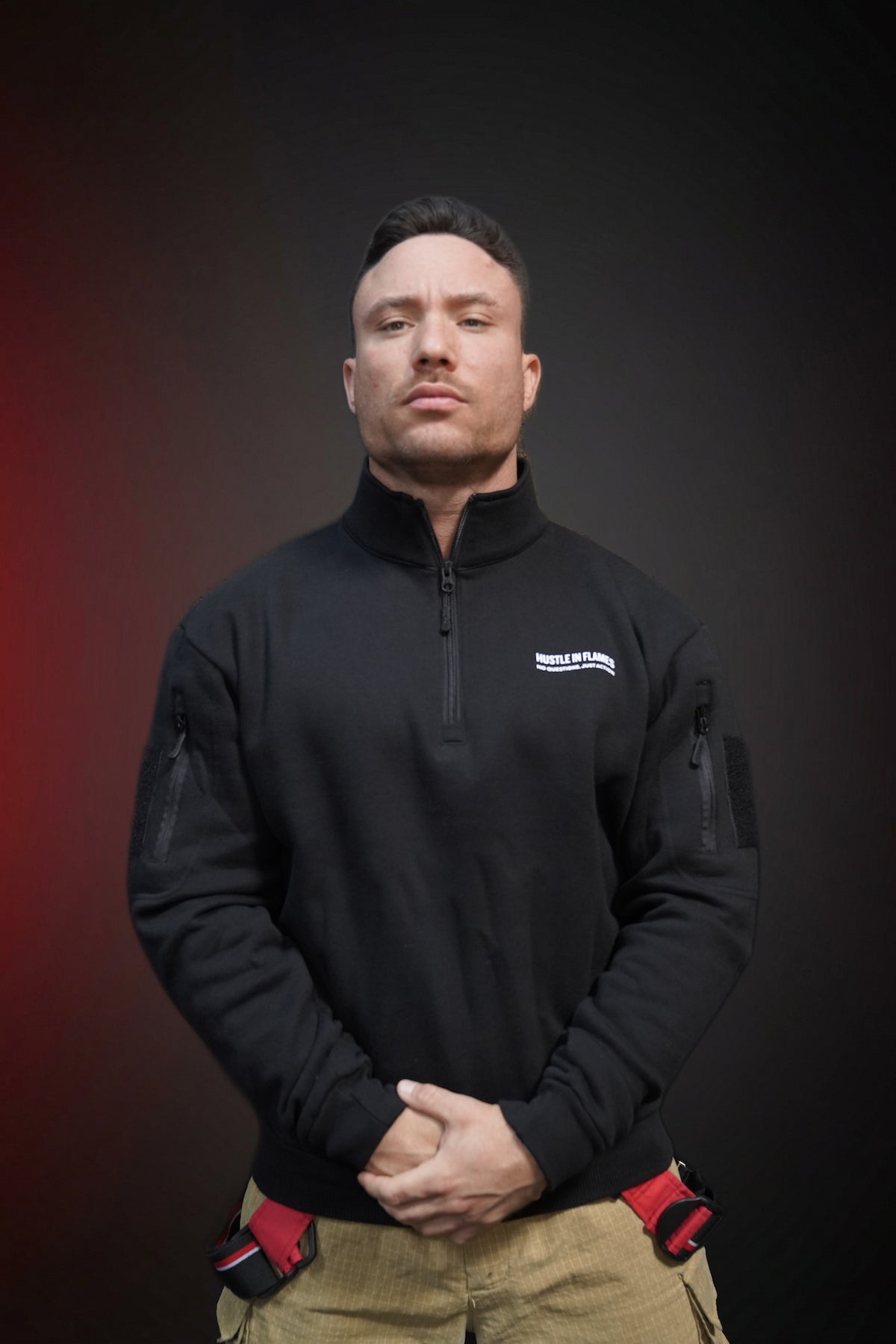 MIL-TEC Tactical Sweatshirt 1/4 Zipper