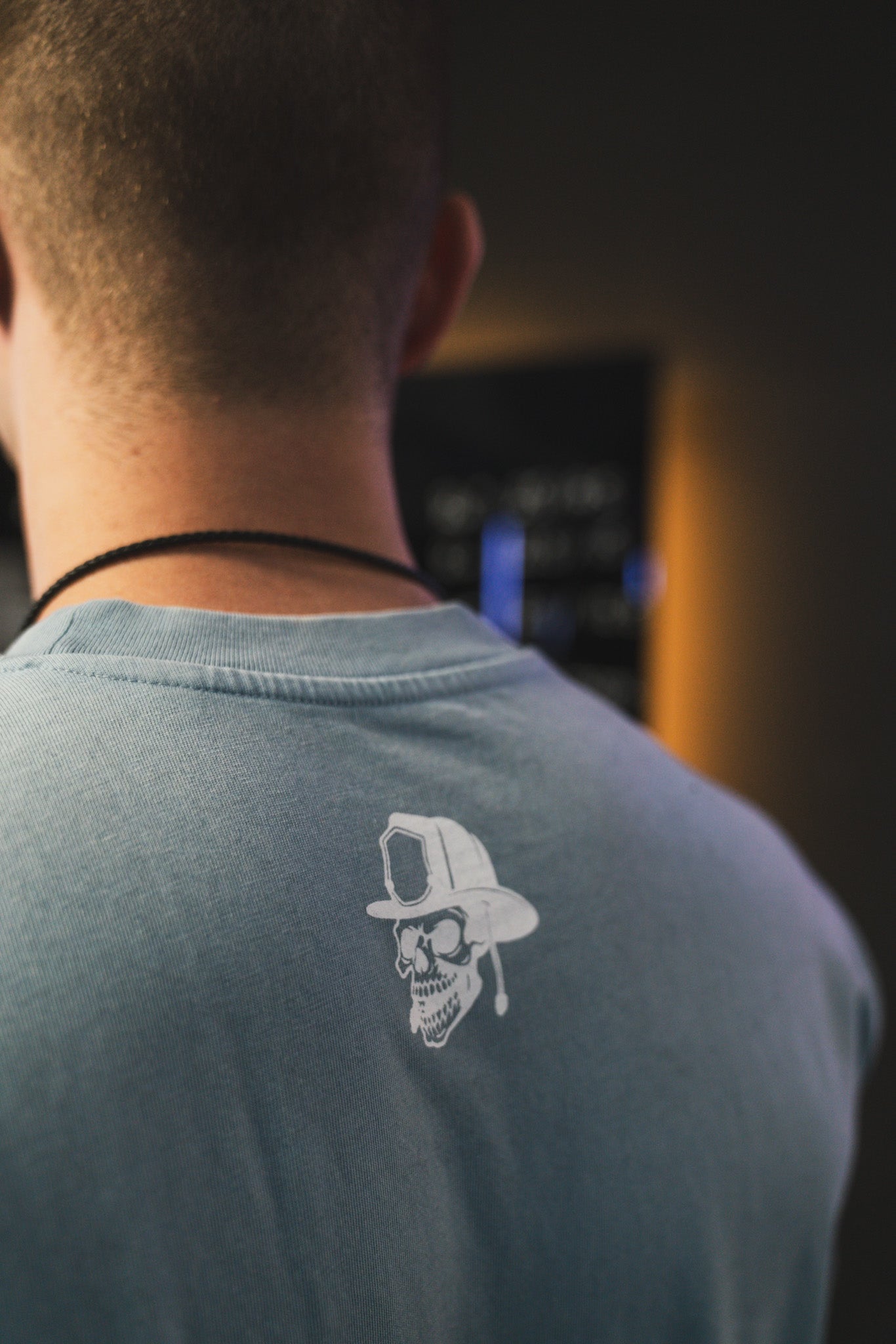 Oversize Blitz Stick Shirt Blau