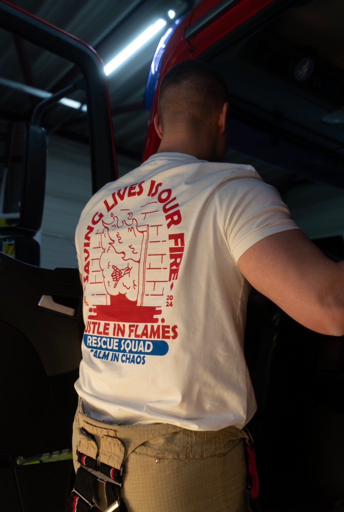 Saving Lives Shirt White