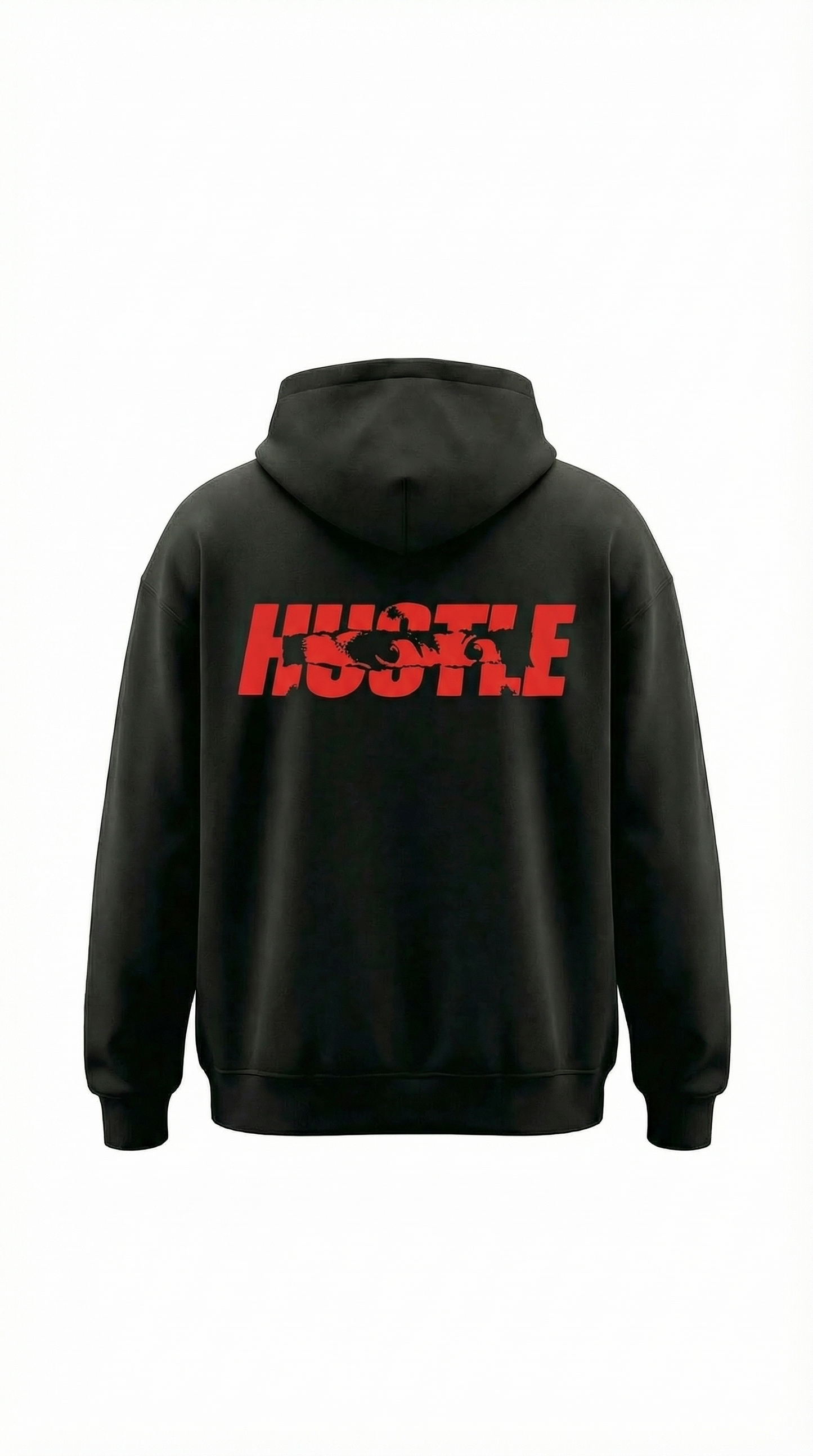 Auge Heavy Hoodie Schwarz