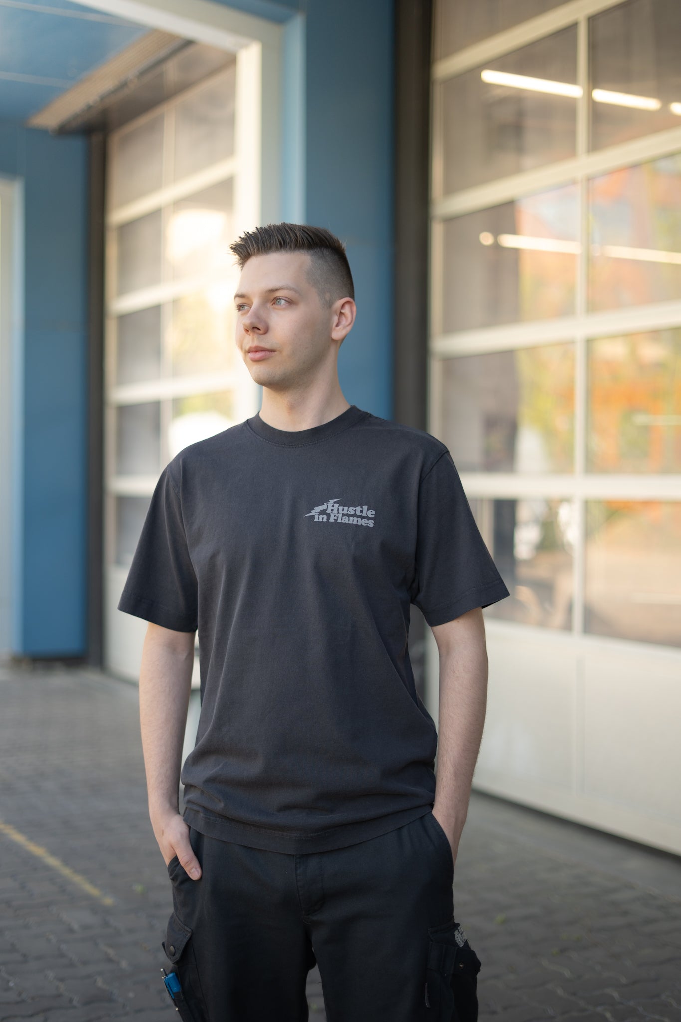 Hustle Blitz Shirt Schwarz
