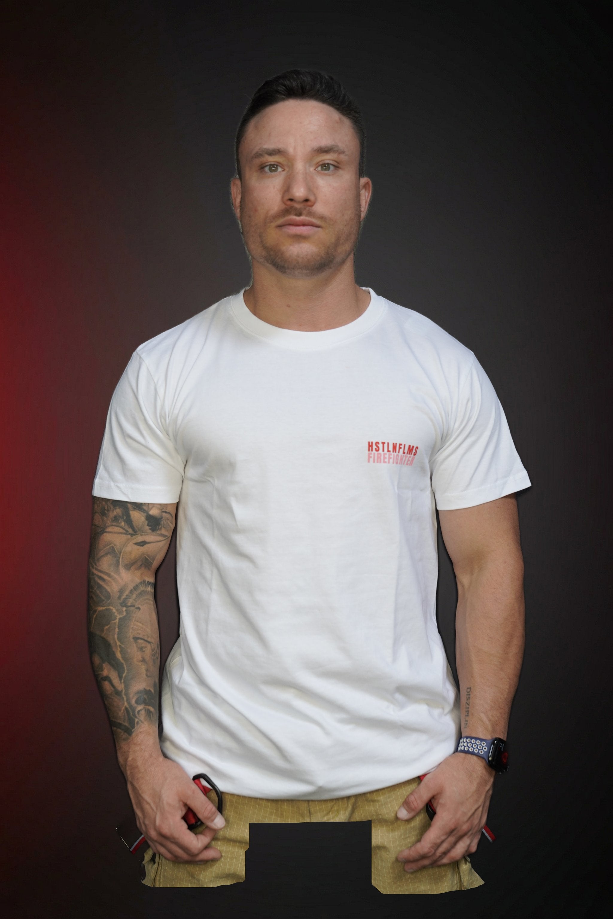 Support Firefighter Shirt White