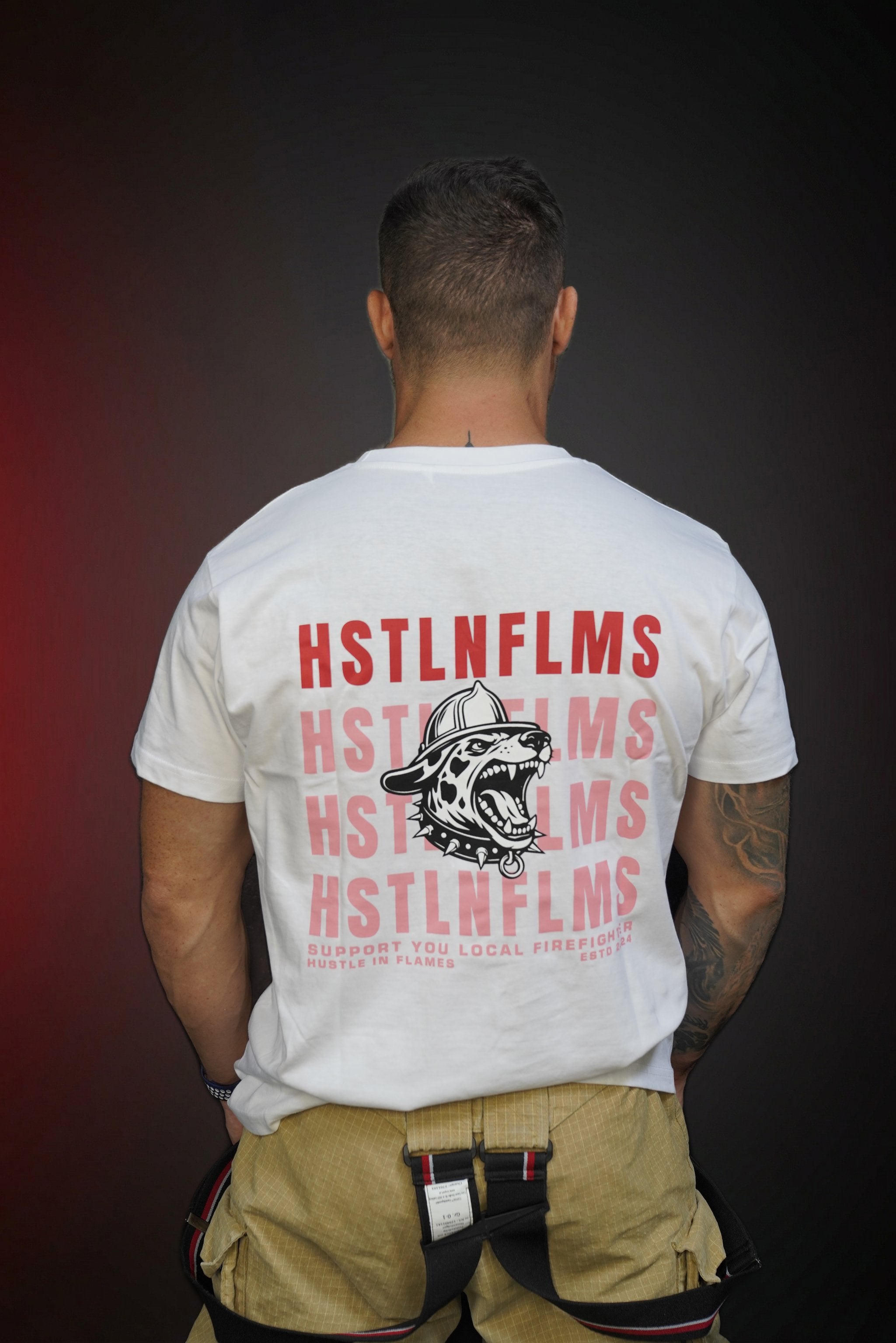 Support Firefighter Shirt White