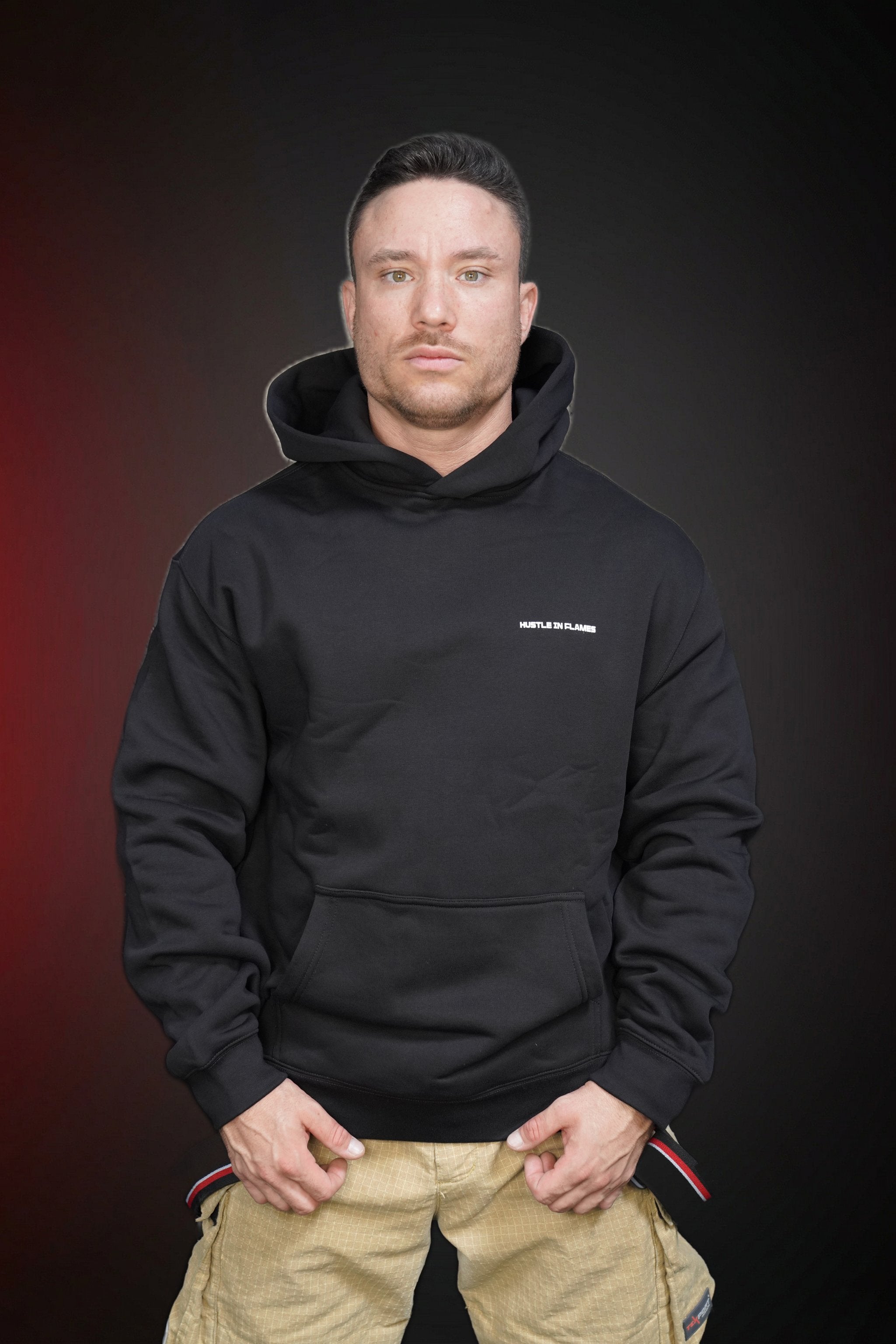 Relax Maske Hoodie Black