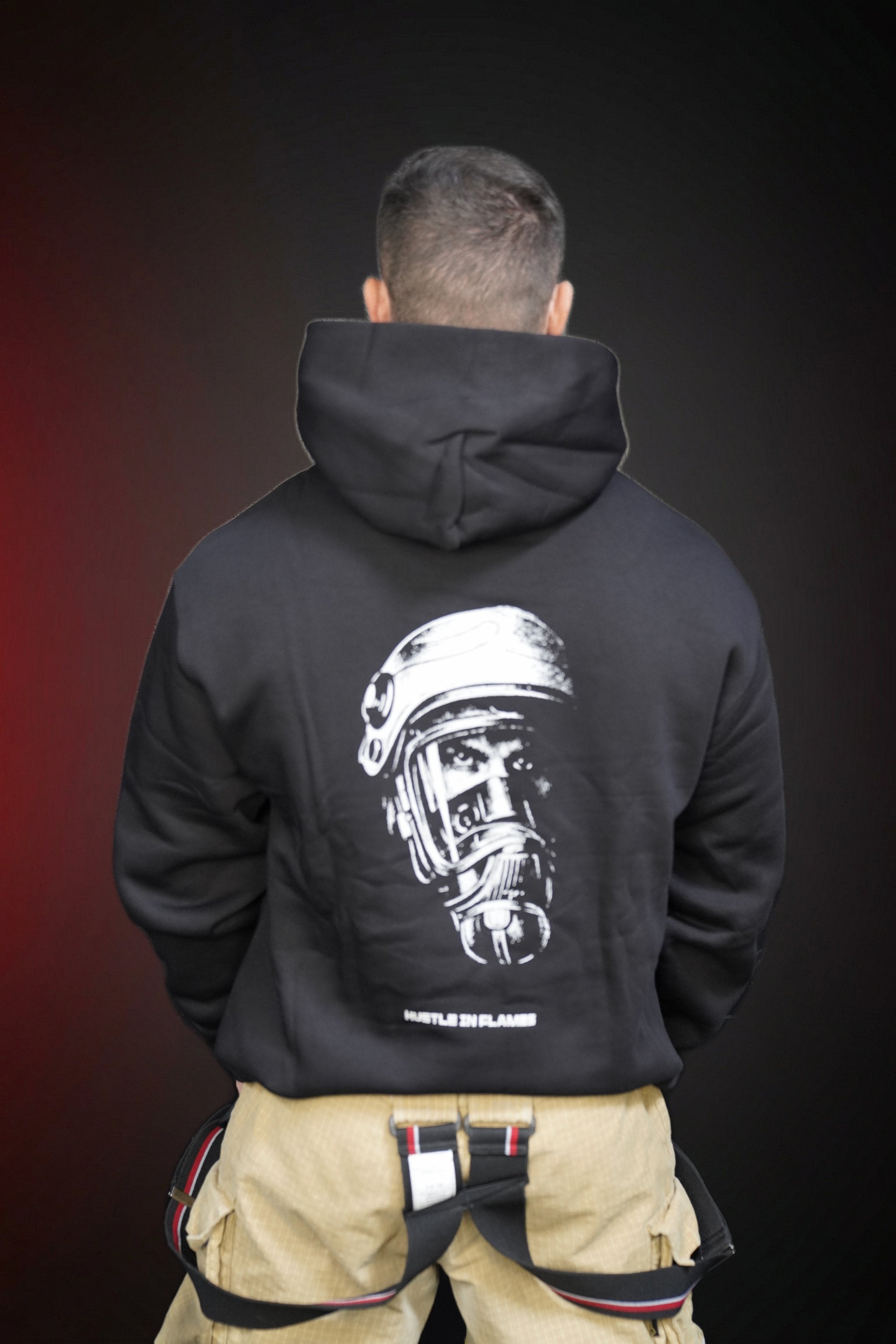 Relax Maske Hoodie Black