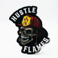Hustle in Flames Sticker