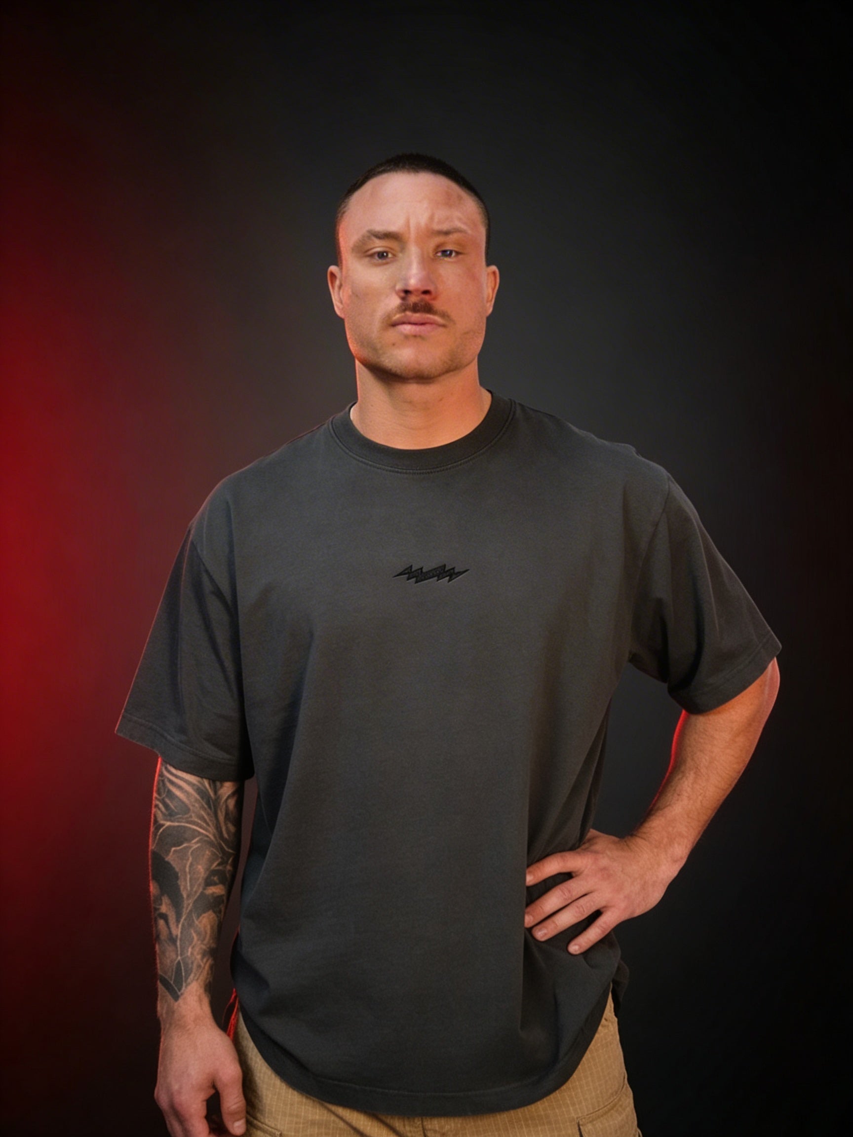Oversize Blitz Stick Shirt Black