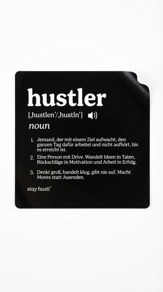 Hustler Sticker