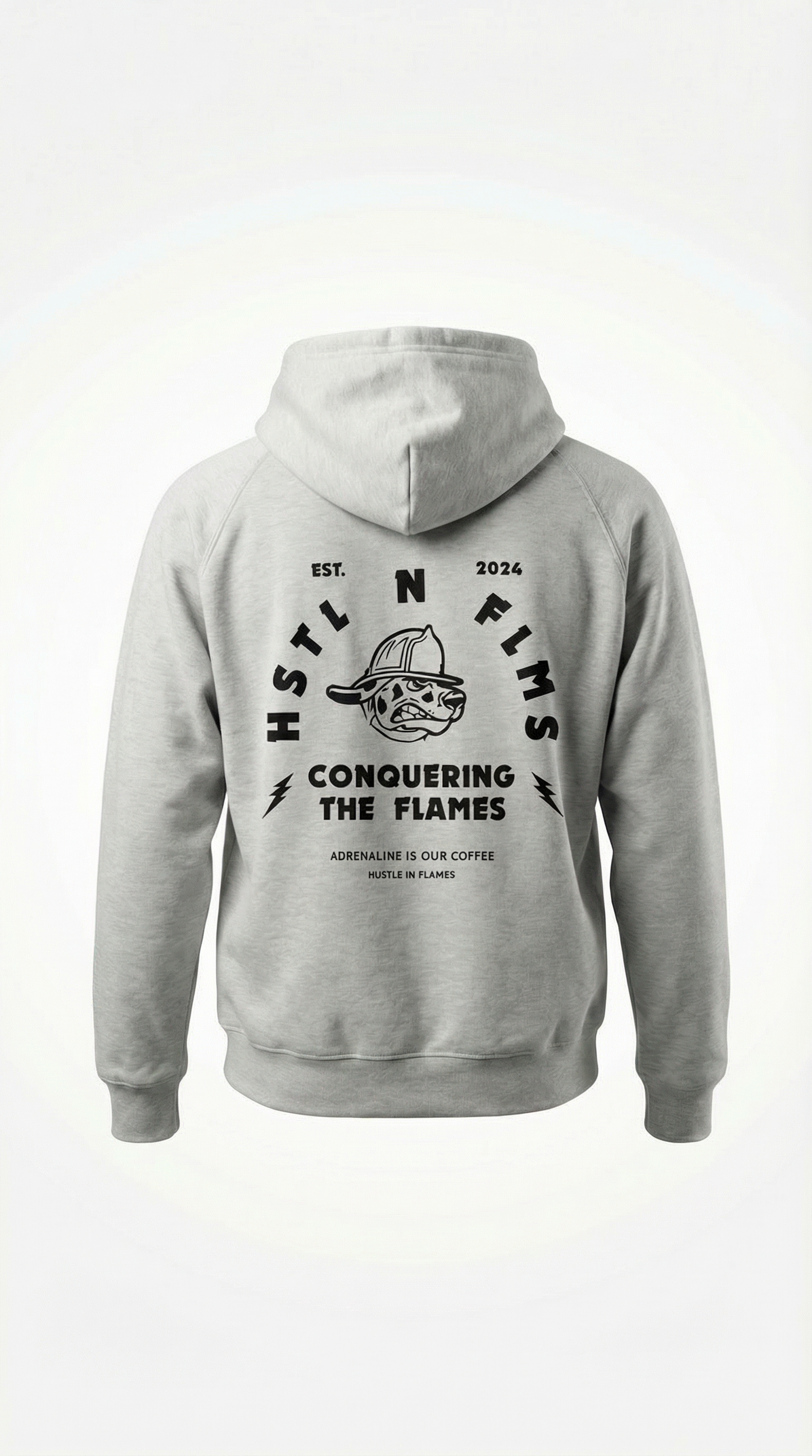 HSTL Dog Hoodie Grau