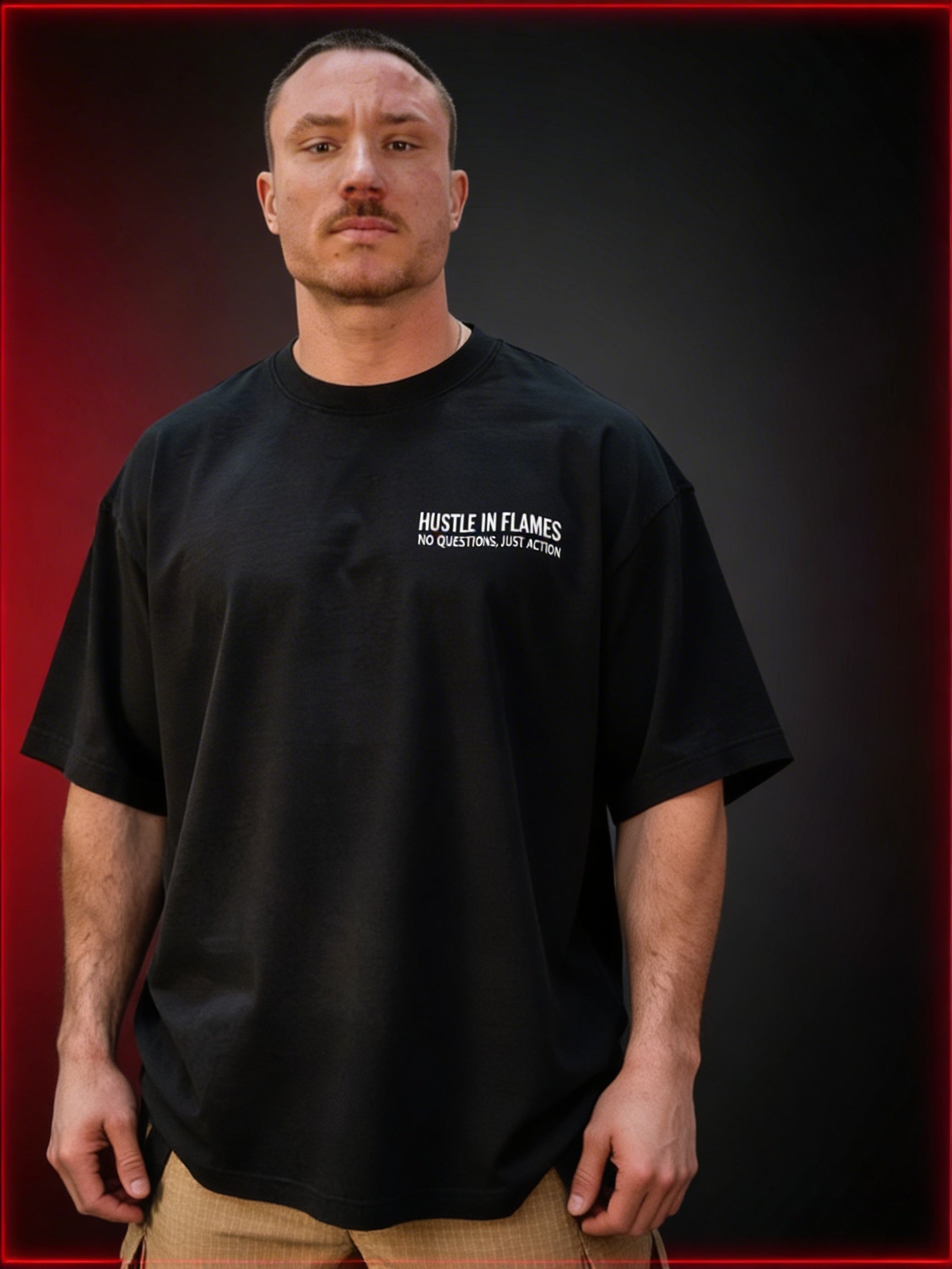 Oversize No Questions Just Action Shirt