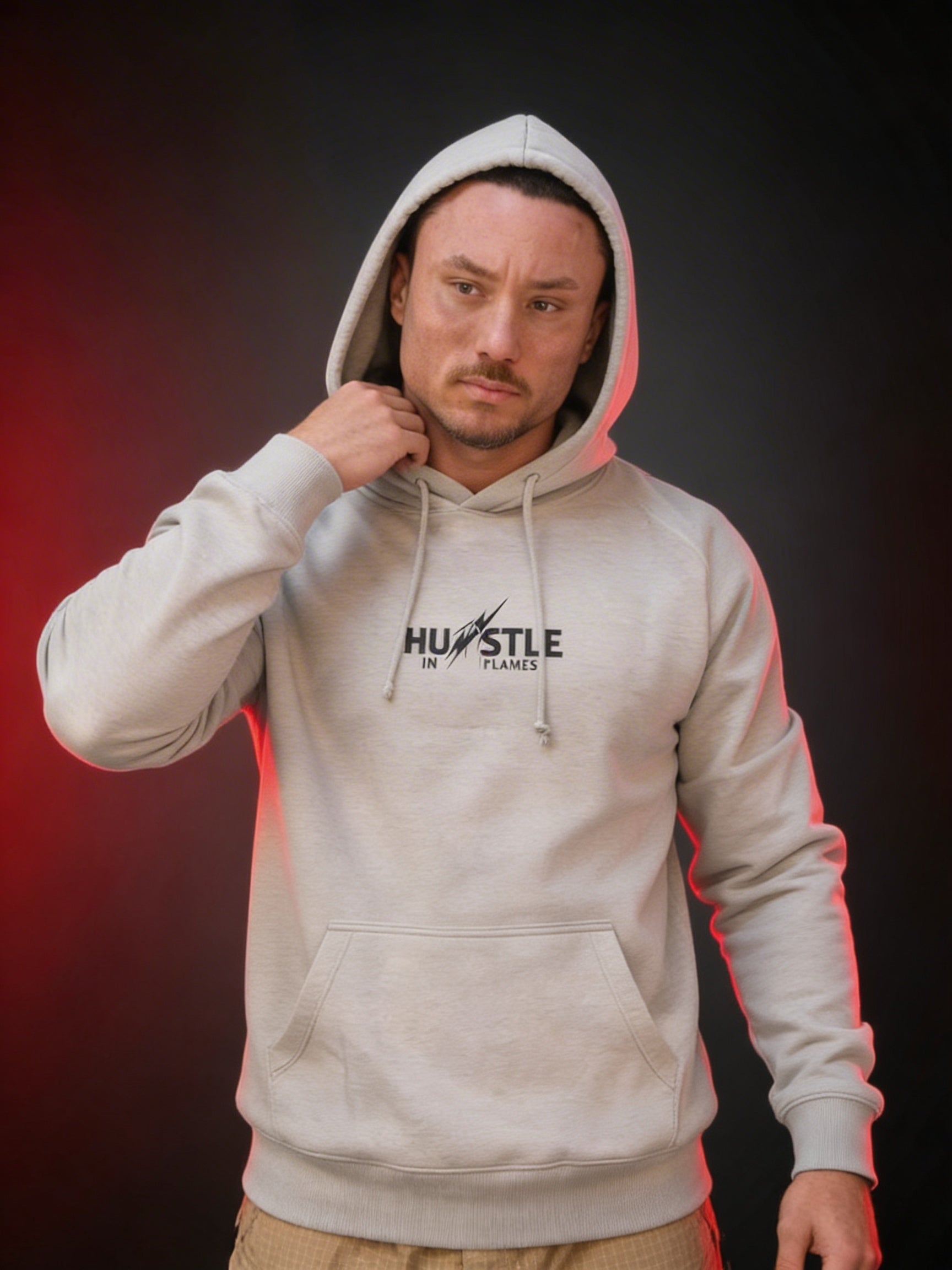 HSTL Dog Hoodie Grau