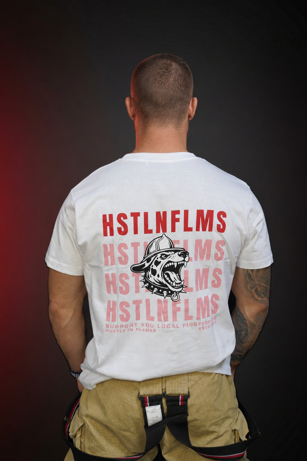 Support Firefighter Shirt White