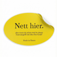 Nett hier Sticker
