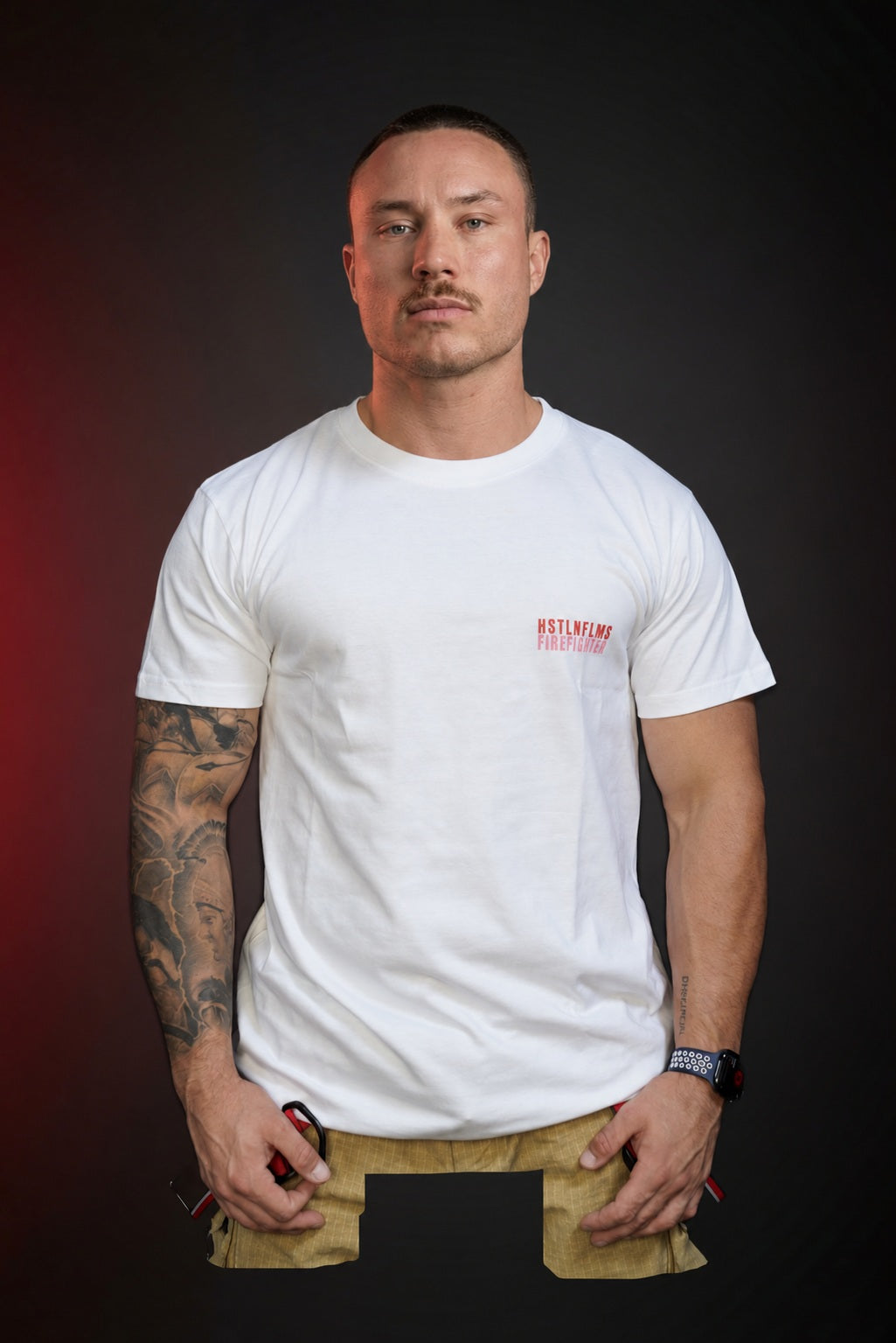 Support Firefighter Shirt White