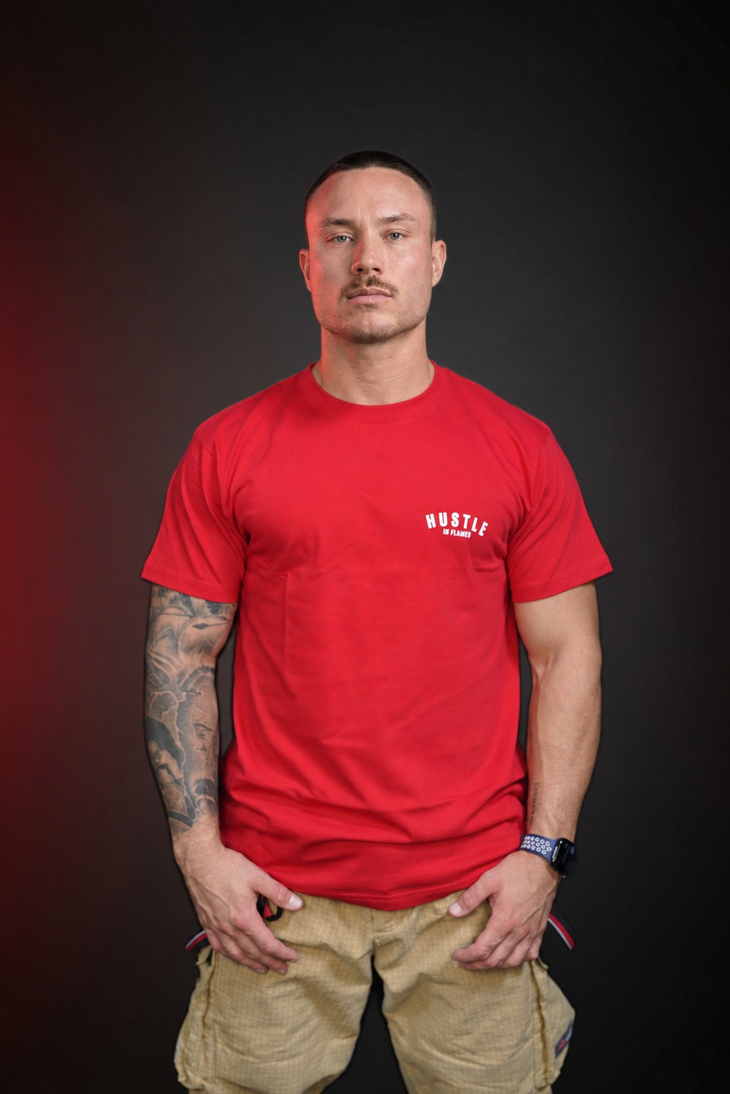 Crew Shirt Fire Red